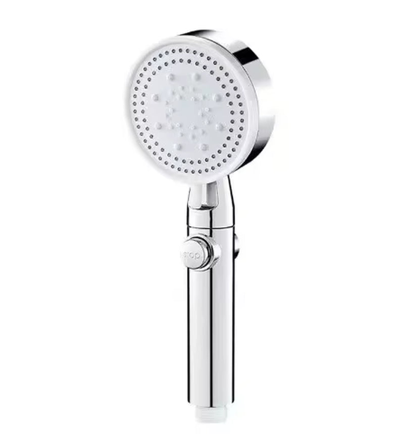 High Pressure Shower Head 5 Modes Adjustable Showerheads with Hose Water Saving One-Key Stop Spray Nozzle Bathroom Accessories