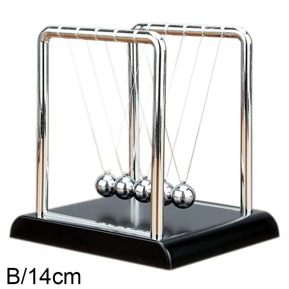 Newton'S Cradle Balance Ball Steel Pendulum Motion Toy for Physics Science Education Stress Relief Desk Christmas Home Decor