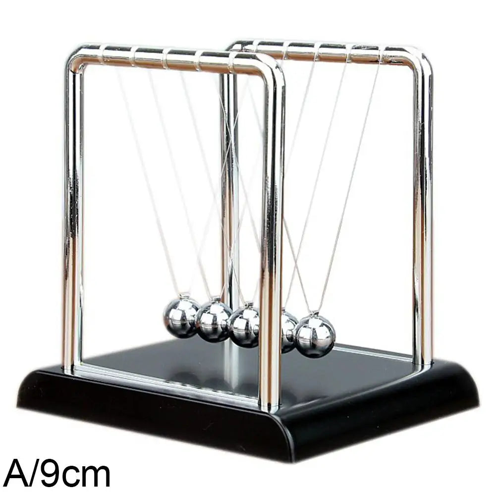 Newton'S Cradle Balance Ball Steel Pendulum Motion Toy for Physics Science Education Stress Relief Desk Christmas Home Decor