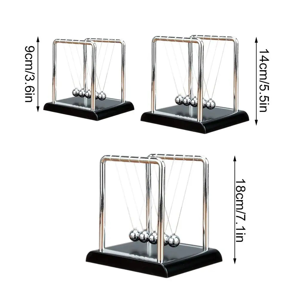 Newton'S Cradle Balance Ball Steel Pendulum Motion Toy for Physics Science Education Stress Relief Desk Christmas Home Decor